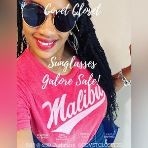 Come get get for the Summer and join Covet Closet for a Sunglasses Galore Sale!